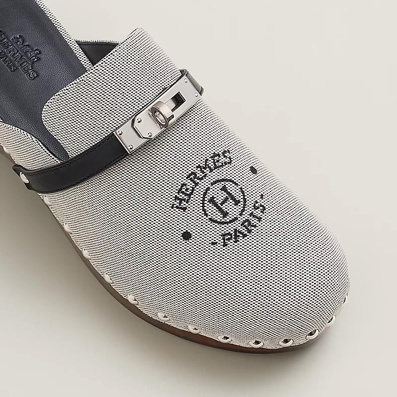 Giày Hermes Carlotta Mule Nữ Xám